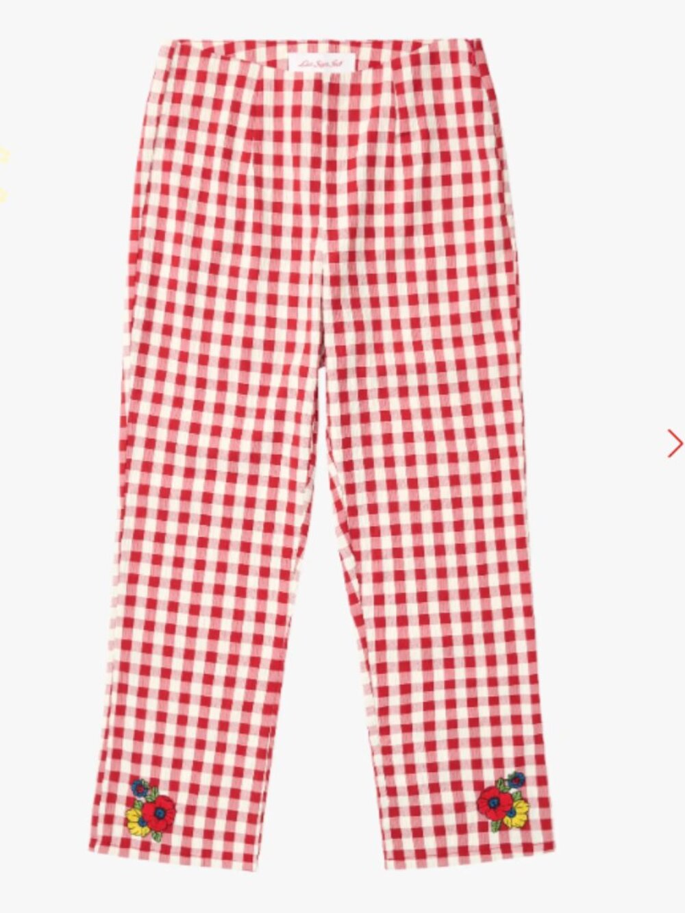 Kristin Pant Lisa Says Gah Cherry Gingham - Picture 3 of 6